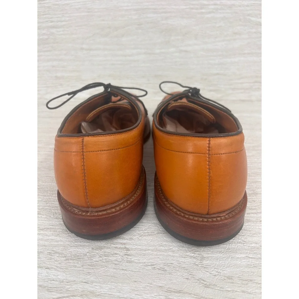 Allen Edmonds Hillcrest Mens Dress Shoes Leather‎ Oxfords Size 11 D Tan Brown